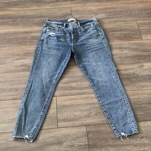 LOFT Blue Distressed Women Jeans